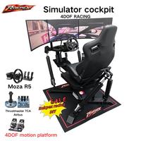 Otros Productos para Parques de Diversiones, Plataforma de Movimiento 6DOF, Simulador de Carreras de Autos F1 con 3 Pantallas, Equipo de Juego en Venta para Centros Comerciales