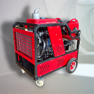 LC 15Mpa 110lpm 33kw Nouvelle machine de nettoyage de canalisations d'égouts à <span class=keywords><strong>haute</strong></span> <span class=keywords><strong>pression</strong></span> diesel avec pompe et démarrage automatique à distance - Product Image 3