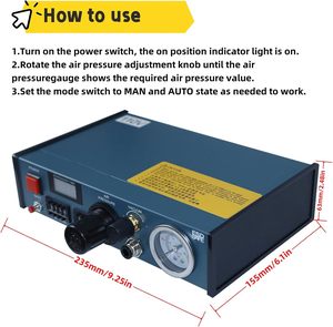 Mélangeur statique <span class=keywords><strong>dentaire</strong></span> professionnel 110V avec affichage numérique <span class=keywords><strong>pour</strong></span> distribution de liquides - Product Image 3