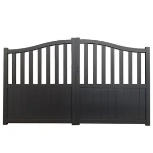 Eenvoudige En Belangrijkste Gate Design Home/ Joint Aluminium Farm Gates Double Swing Gate