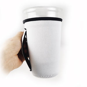 Sublimación espacios en blanco reutilizables 16oz 18oz soporte de tazas de café de neopreno mangas de café helado para bebidas frías y calientes - Product Image 3