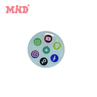 Impression personnalisée QR NFC Grandes étiquettes Google Review NTAG 213 NTAG 215 Google Review Autocollant NFC