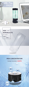 Haute PPM Hydrogène Water Maker SPE Hydrogène Générateur D'eau Portable Riche En Hydrogène Bouteille D'eau USB Charge - Product Image 4