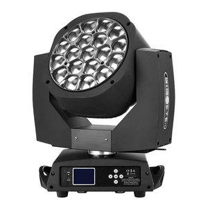 Strava — projecteur de lumière à tête mobile, éclairage de scène LED couleur RGBW, 4 en 1, filtre le grand zoom K10, 19x15w, - Product Image 1
