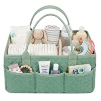 Sac de rangement multifonctionnel pliable et imperméable pour couches de bébé, organisateur de couches matelassé tendance, essentiel pour nourrissons