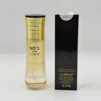 LUODAIS 80mL NO.5 Huile Essentielle Capillaire Sans Rinçage Hydratante Lissante Nourrissante au Sérum d'Argan du Maroc 100% Pur
