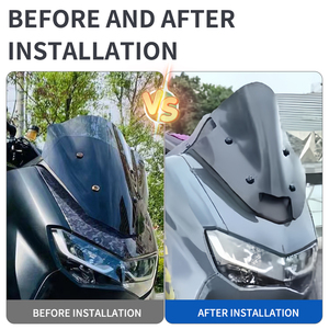 <span class=keywords><strong>Precio</strong></span> al por mayor Motocicletas Modificado V2 Deflector superior Parabrisas Material ABS Parabrisas delantero para NMAX 155 NMAX - Product Image 3