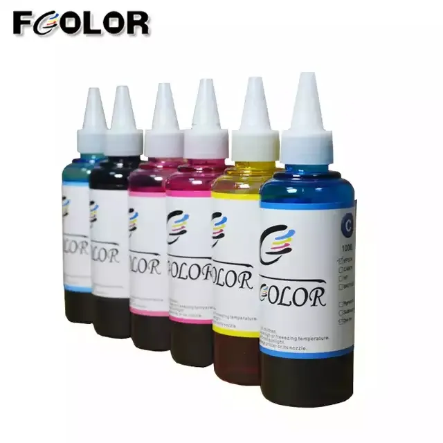 수성 잉크 인쇄 잉크 100Ml 병 5 색 호환 리필 염료 잉크 엡손 HP 캐논 프린터