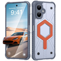 Étui magnétique de luxe pour Infinix Smart 10 Plus, coque de protection antichoc en TPU et PC, compatible avec la charge sans fil