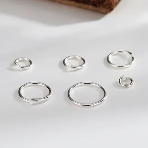 925 Sterling Zilveren Jump Ringen Split Ringen Connectoren Voor Diy Sieraden Maken Open/Gesloten Ringen Sieraden Bevindingen Accessoires