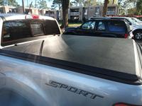 Bâche de benne souple en vinyle pliable pour Ford Ranger 5' 2019-2023 avec fonction de verrouillage, garantie de 2 ans