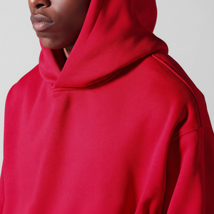 2025 en línea Hombres estilo personalizado de gran tamaño High Street Boxy Pull Over sudaderas con capucha sólidas 360gsm 100% sudaderas con capucha y sudaderas de algodón para hombres - Product Image 1