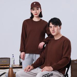 Abbigliamento sportivo Casual-stile alla moda tinta unita-Pullover girocollo di cotone di base <span class=keywords><strong>senza</strong></span> <span class=keywords><strong>cappuccio</strong></span> - Product Image 6