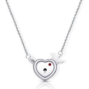 Ensemble de colliers pour couple en acier inoxydable, pendentif en forme de cadenas et de clé, pour un usage quotidien, cadeau - Product Image 2