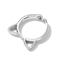 Bague chat qing bague de fiançailles en argent Sterling 925 de haute qualité