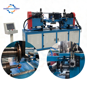 Macchina Automatica DR-CNC100 per Lavorazione Estremità Tubi in Ferro, Acciaio Inox e Alluminio con Doppia Testa e Rullo Trasportatore - Product Image 4