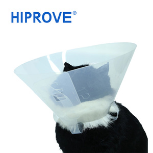 Collar Isabelino Transparente para Perros y Gatos, de PVC con Borde Suave, Hebilla Ajustable, Anti-mordidas, Anti-lamidas, para Recuperación de Heridas - Product Image 2