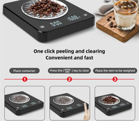 Timbangan Dapur Digital Presisi Pintar 3kg/0.1g, Laris Manis, ABS Tahan Air, Layar LCD, Timer, 30kg, untuk Makanan, Kopi, dan Barang Lainnya