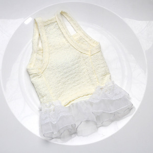 Ropa linda para perros para primavera y verano, vestidos adorables, tops con tirantes, conjuntos para Teddy y Bichon Frise, nuevo estilo 26, para mascotas - Product Image 3