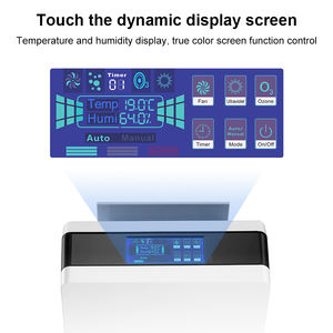 منقي هواء للأرضيات إصدار جديد 2024 منقي هواء شفاف بمحفز ضوء بلازما فوق بنفسجي للخارج ومكتب وفندق - Product Image 5