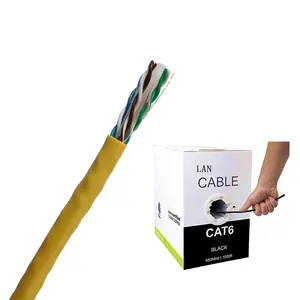 Cable de internet de alta velocidad cat6 utp cat5e ca 6 cat 7, cable ethernet para interior utp cat6, cable de red para ordenador