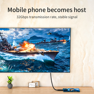 Hoạt động quang học loại C dp1.4/4-Lane 32 gam/giây nhanh chóng phí USB cáp 20V 3A lai AOC quang USB-C cho video - Product Image 3