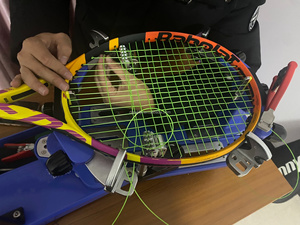 Yeni gelenler taşınabilir masaüstü tenis dizeleri araçları ile Badminton raketi manuel dizme makinesi yedek aksesuarlar - Product Image 4