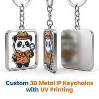 Porte-clés en métal personnalisé en forme de figurine 3D, personnage de dessin animé, porte-clés professionnel en alliage de zinc, artisanat 3D personnalisé, design gratuit