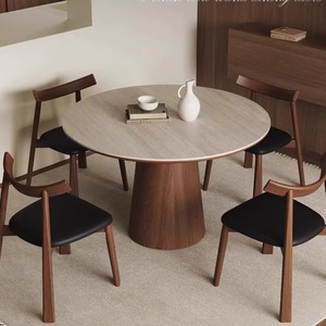 Moderno <span class=keywords><strong>tavolo</strong></span> <span class=keywords><strong>da</strong></span> <span class=keywords><strong>pranzo</strong></span> rotondo Set <span class=keywords><strong>grande</strong></span> <span class=keywords><strong>tavolo</strong></span> in legno per la casa Hotel Villa cucine <span class=keywords><strong>sala</strong></span> <span class=keywords><strong>da</strong></span> <span class=keywords><strong>pranzo</strong></span> ristorante completo Set di mobili - Product Image 5