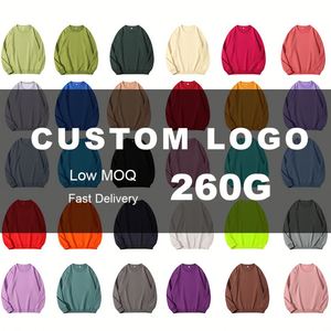 เสื้อฮู้ดผ้าเทอร์รี่เนื้อละเอียด โพลีเอสเตอร์/คอตตอน 260 กรัม ปักลาย แขนจั๊มยางยืด ใส่ได้ทุกเพศทุกวัย สีมาการองหวานๆ สำหรับฤดูใบไม้ร่วง พร้อมส่ง - Product Image 4