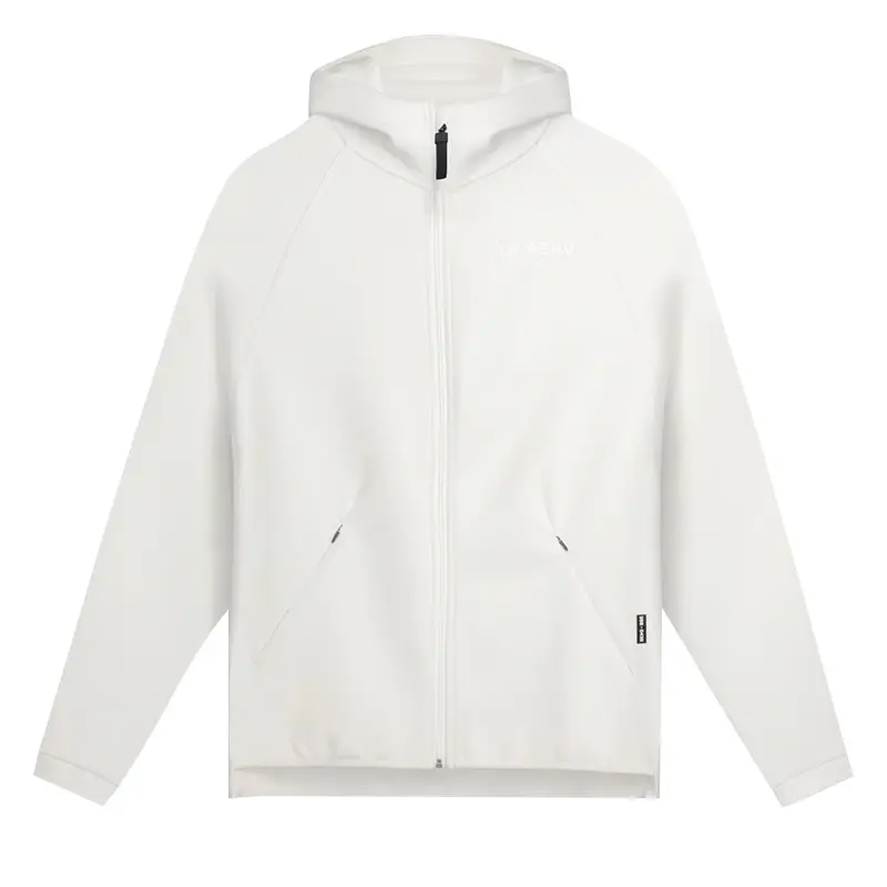 Wholesale Unisex Hoodies Manufacturer 100% Cotton French Terry Sweatshirts Full Zip Up Men's Hoodies with Custom Logo