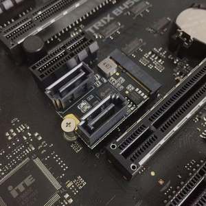 بطاقة محول سائق مجانية لـ <span class=keywords><strong>M</strong></span>.<span class=keywords><strong>2</strong></span> من NGFF إلى Sata <span class=keywords><strong>3</strong></span> A-Key + E-Key إلى <span class=keywords><strong>2</strong></span> منفذ SATA 6Gbp / s PCIe <span class=keywords><strong>3</strong></span>.0 Bus for Wifi SSD HDD PC - Product Image 4