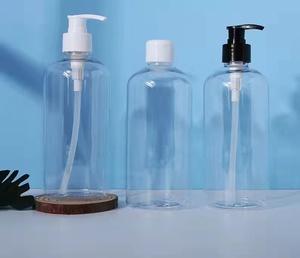 Botella de champú transparente con pantalla de pulverización rosa, 8oz, 10oz, 16oz, para mascotas, con cabezal de bomba, venta al por mayor - Product Image 3