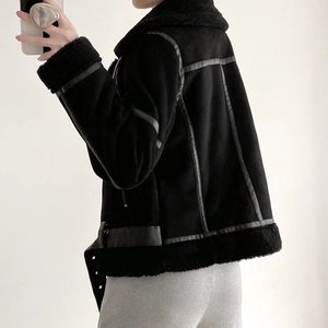 TAOP&ZA Nuova <span class=keywords><strong>Giacca</strong></span> da Moto Stile Cintura per Donna Autunno-Inverno 2022, <span class=keywords><strong>Giacca</strong></span> <span class=keywords><strong>in</strong></span> <span class=keywords><strong>Tweed</strong></span> Double-Face 6318232 - Product Image 3