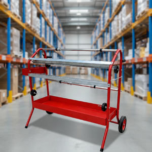 Distributeur mobile de papier de masquage métallique robuste de 36 pouces pour atelier de peinture automobile - Product Image 5