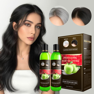 Crema Colorante per Capelli Nera Naturale Semi-Permanente Personalizzata OEM/ODM di Marca Propria, Grado Premium, Copre i Capelli Grigi, per Barbieri - Product Image 2