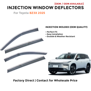 Factory Directly Sell High End In-channel Injection Deflector <b>Window</b> Visor for Toyota BZ3X 2025 - Product Image 1
