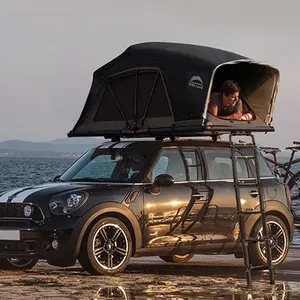 UV-beständiges wasserdichtes 1-4 Personen Dachzelt Autodach zelt ABS Clam shell Hartschalen-Dachzelt für 4x4 Camping