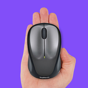 Souris sans fil M235 originale, 1000 DPI, optique, pour bureau, avec côtés en caoutchouc confortables, souris sans fil M235 pour bureau et maison - Product Image 4