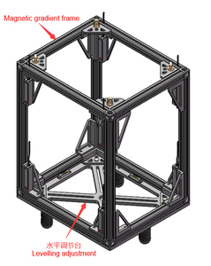 Capteur magnétomètre fluxgate à 3 axes à sortie analogique triaxiale pour la prospection géophysique et la mesure géomagnétique - Product Image 4