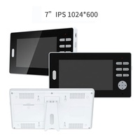 Caméra vidéo Akuvox 2.4G interphone vidéo sans fil 7 pouces haute définition LCD écran d'affichage interphone vidéo sans fil interphone de porte