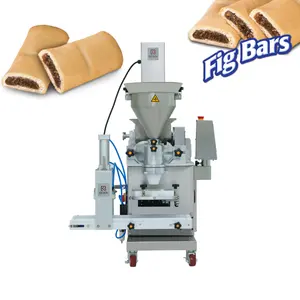 Commercial Food Processing Automatic Fig Bar Fig Newton Forming Machine Date Filled Maamoul Cookie Making Machine