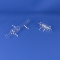Tube en verre de quartz transparent personnalisé, pureté 99,99 %, résistant aux hautes températures, services de découpe et de soudage, utilisation en laboratoire