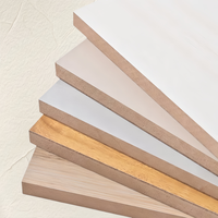 Panneau mélaminé coloré de 18 mm, norme E1, certification FSC, MDF mélaminé pour panneaux de meubles