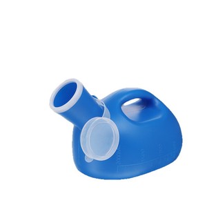 Urinoir souple pour femmes et hommes, ovale, en plastique, avec couvercle, grande capacité, type debout, taille unique - Product Image 2