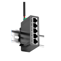 Switch Industrial Administrado con Velocidad de Transmisión de 1Gbps, 4-8 Puertos, Compatible con Fibra Óptica POE, Gs HR600-SW205 en Stock
