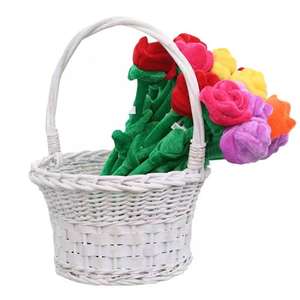 Mainan bunga mawar indah Hari Valentine, 12 inci 30cm lembut warna-warni untuk hadiah Hari Valentine anak perempuan - Product Image 4