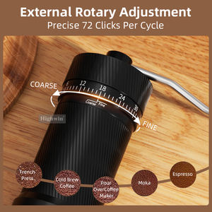 <span class=keywords><strong>Moulin</strong></span> à café <span class=keywords><strong>manuel</strong></span> HIGHWIN, réglage de la finesse de mouture réglable externement, <span class=keywords><strong>moulin</strong></span> à café portatif - Product Image 4