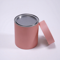 Contenants en tube de papier biodégradable personnalisés, gaufrés, écologiques, pour l'emballage de poudre de collagène, d'aliments pour bébés et de chips de pommes de terre