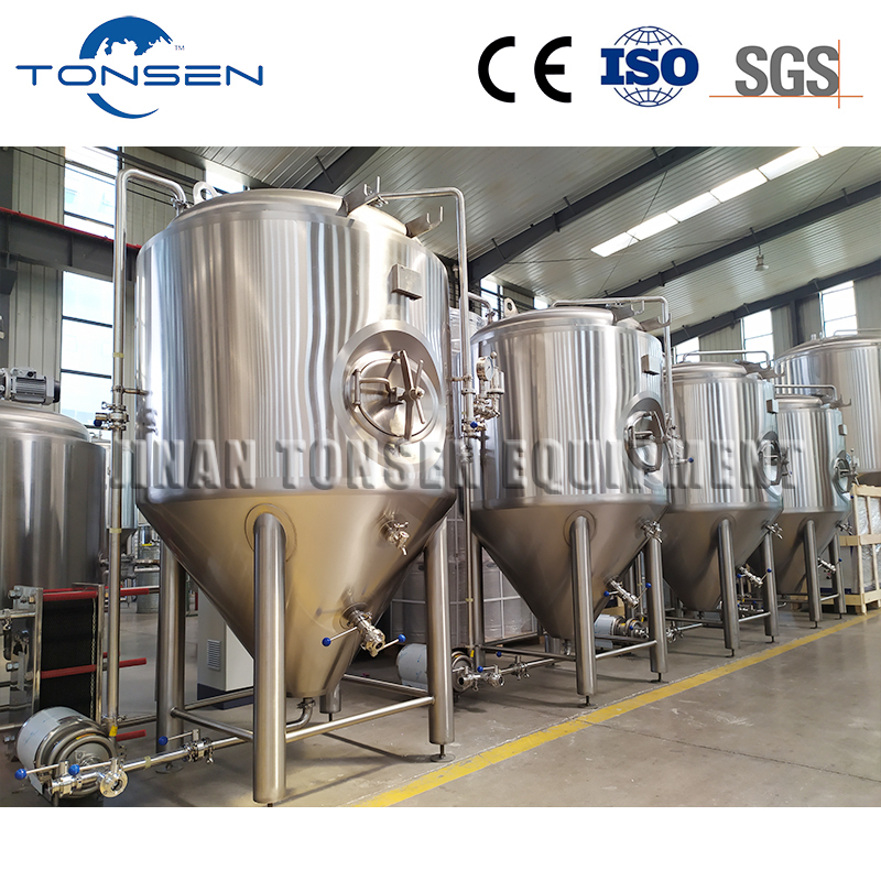 système de fermentation 500L 1000L 2000L 3000L cuves de fermentation de bière en acier inoxydable équipement de brasserie